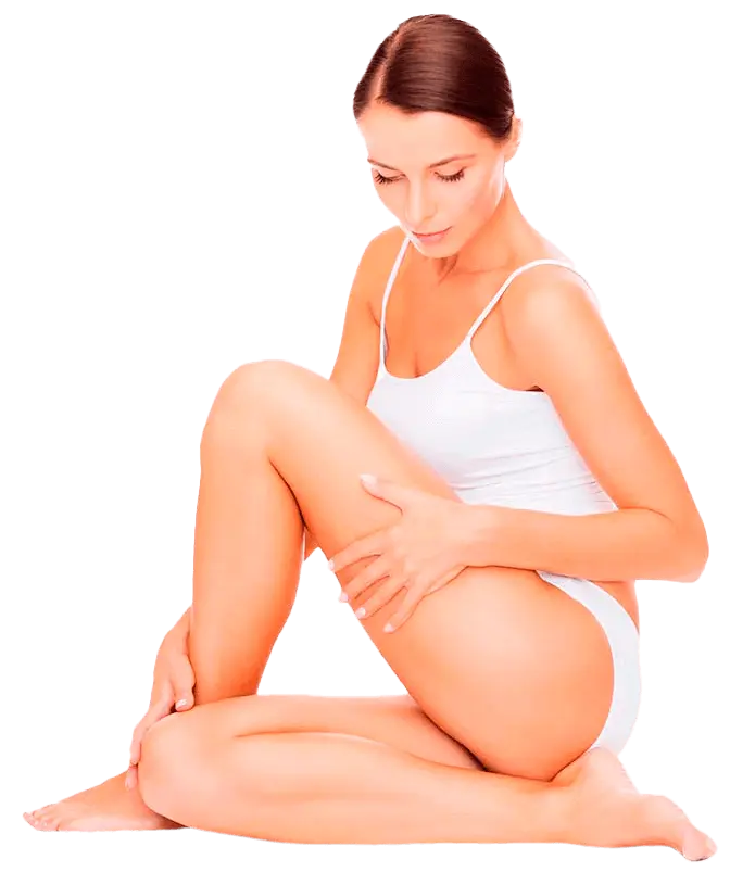 Woman feeling her smoth legs | Laser Hair Removal | Wellness Marketplace Spa